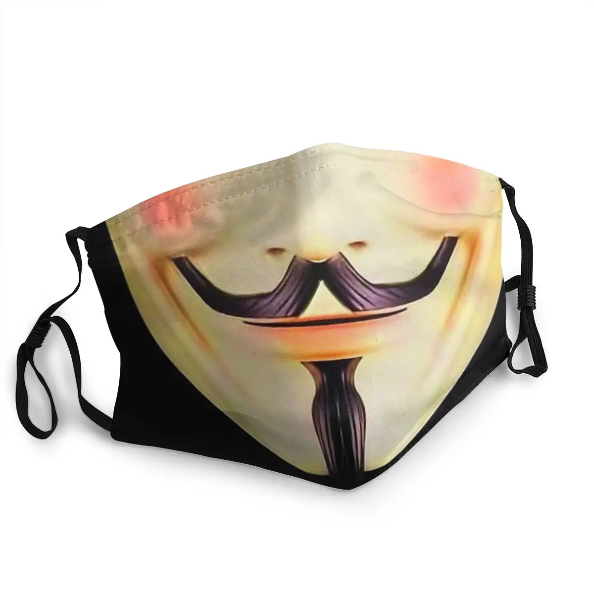 

V for Vendetta Evey Sci-fi Movie Mascarilla Masque Facial Mask Guy Fawkes Jaw Masks Fation Mouth Mask Anti Dustproof Mask