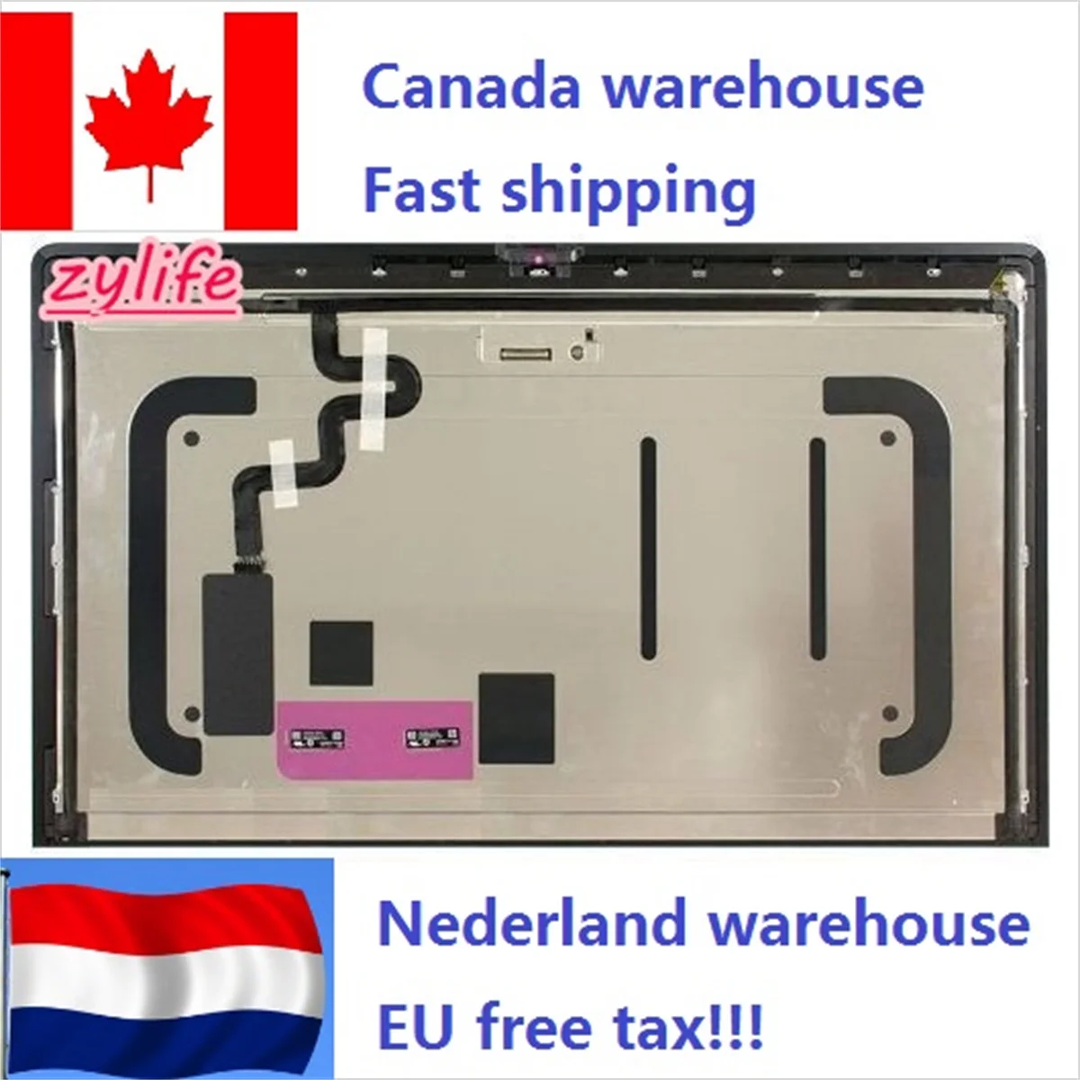 

Belgium No Tax New LCD Display Screen LM270QQ1 SD A2 SDA1 for Apple Imac 27" A1419 5K EMC:2806 Ship from Netherlands