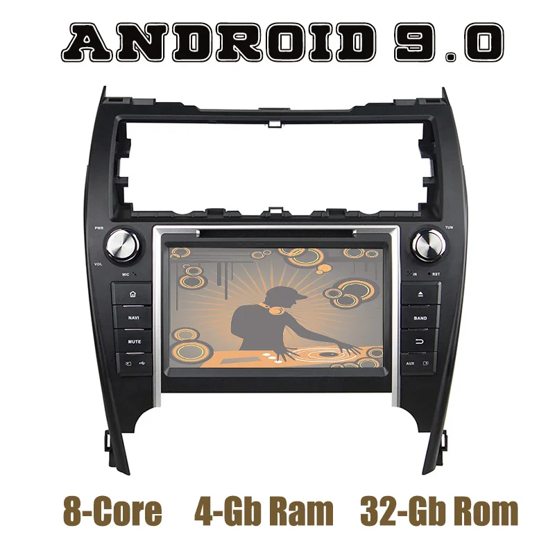 Android 9 0 автомобильный DVD gps плеер для toyota camry 2012-2014 США и Ближний Восток версия с DSP PX5