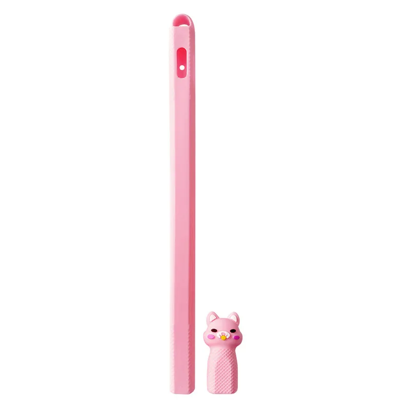 Милый пенал для планшета с животными Apple Pencil 1st 2 й Мягкий силиконовый чехол IPad