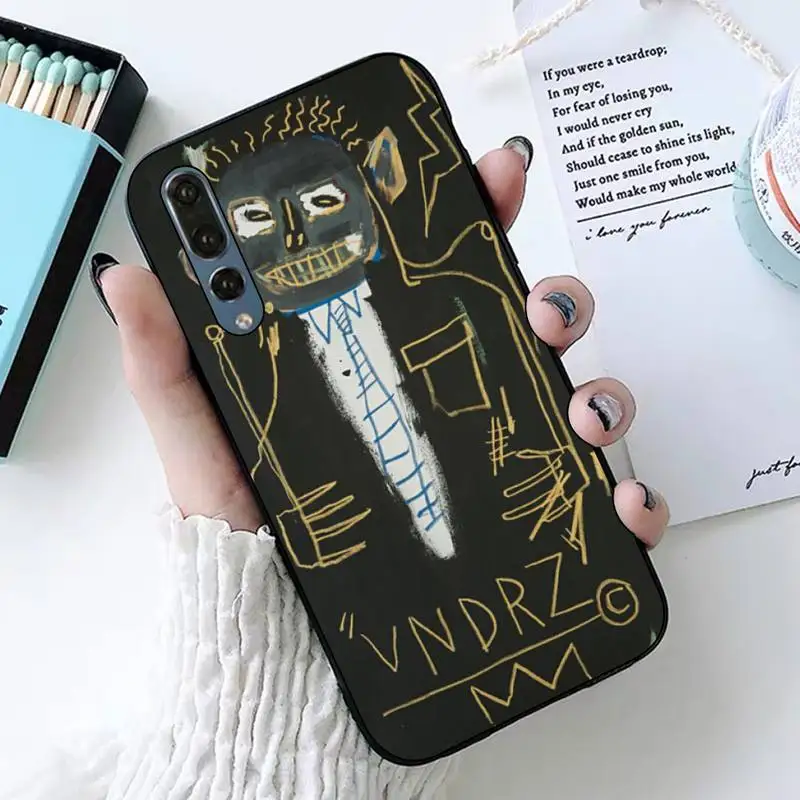 

Jean-Michel Basquiat Art Graffiti Phone Case for Huawei Honor 10 i 8X C 5A 20 9 10 30 lite pro Voew 10 20 V30