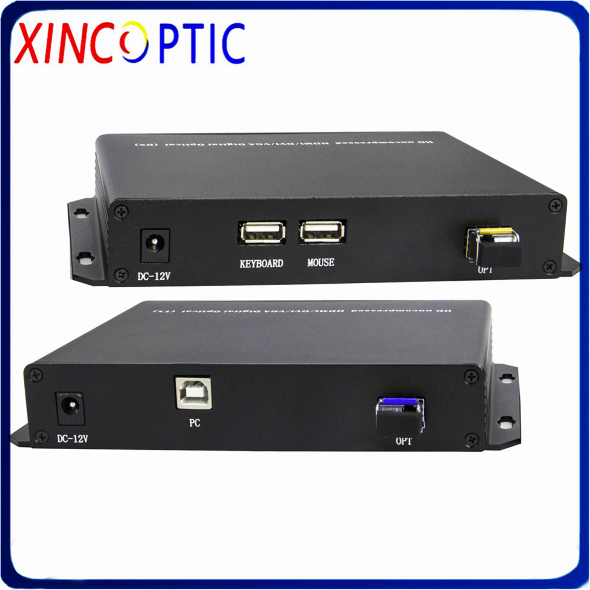 HDMI KVM волоконно-оптический трансивер с RS232/USB/аудио конвертер поддержкой USB 1 0