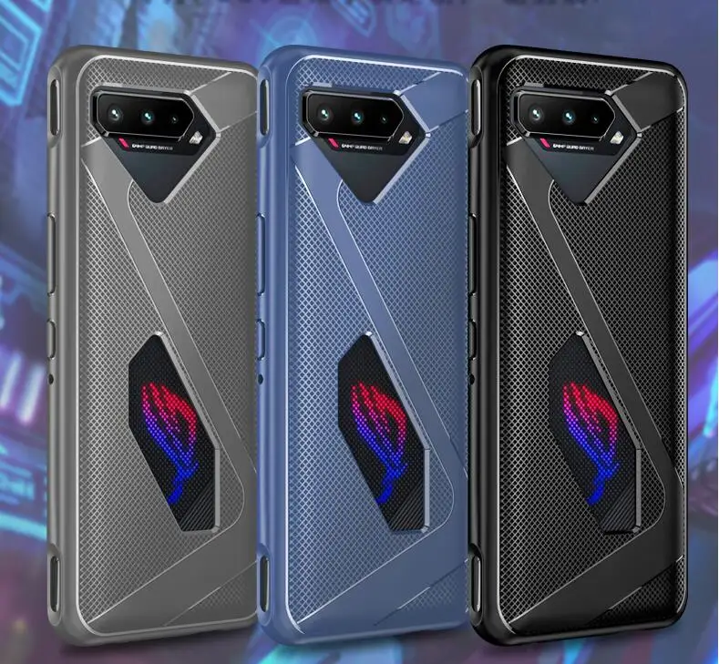 Роскошная Противоударная Задняя панель для телефона Rog 8 7 6 6D 5 чехол Pro Мягкая