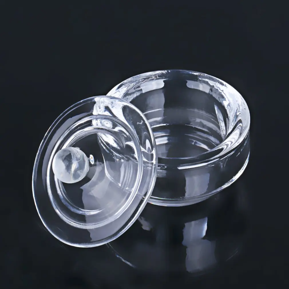 Профессиональный дизайн ногтей акриловое Хрустальное стекло контейнер с