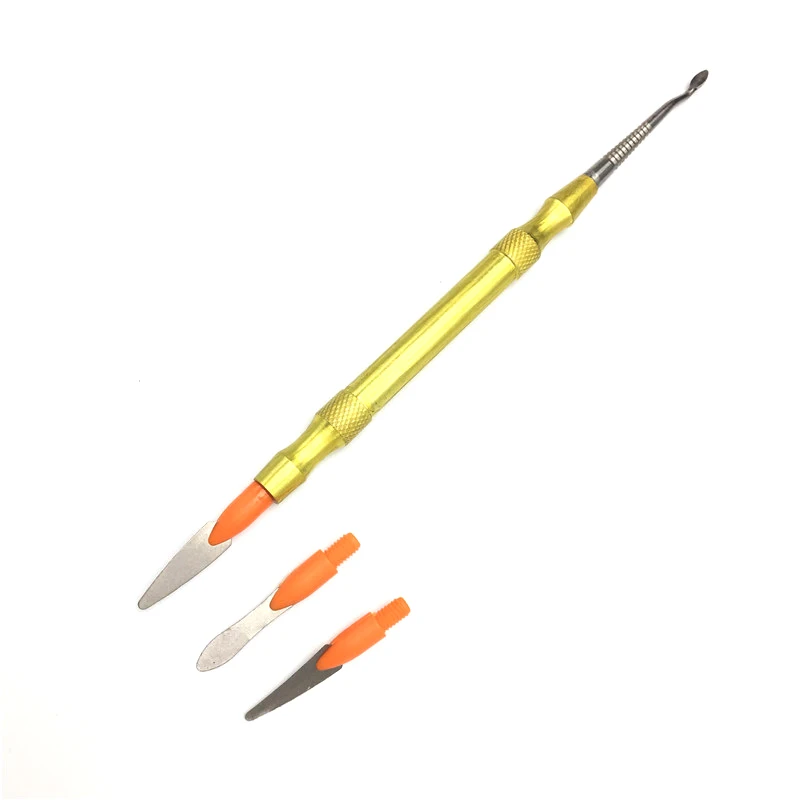 VVDental 1 шт. нож для скульптуры стоматолога инструмент резьбы по воску нож-шпатель