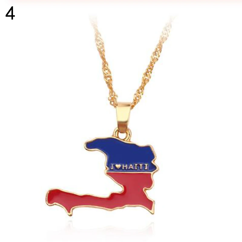 Новое поступление ожерелье с изображением флага страны эмалированное подвеской