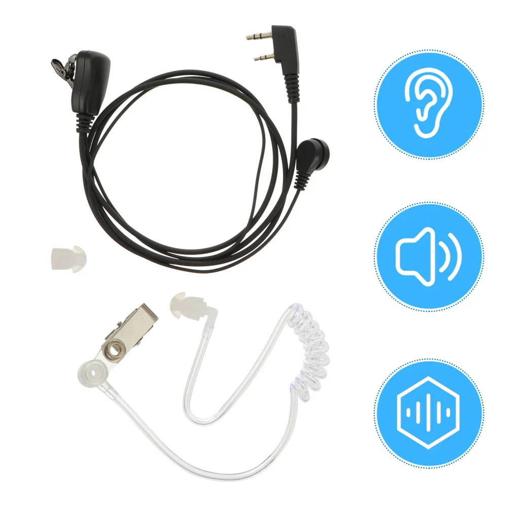 

1pc Acoustic Tube Earpiece Radiation Free Air Tube Headphone Wired Headset