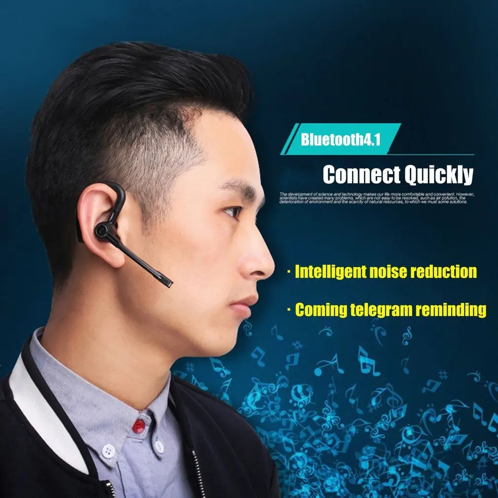 2018 V8S бизнес Bluetooth гарнитура Беспроводные наушники для автомобиля Hands free микрофон