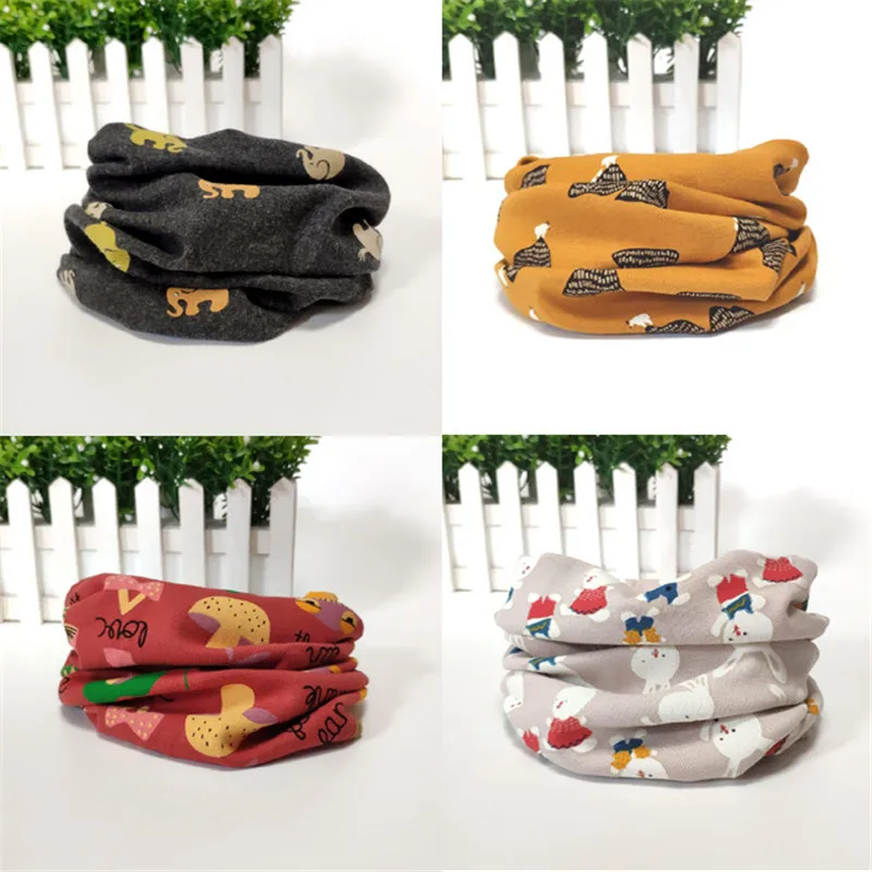 Новинка Шарфы для мальчиков и девочек Сезон осень зима Модный теплый хлопковый