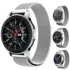 Браслет из нержавеющей стали Миланского ремешка для часов samsung gear S3 Galaxy Watch 46 мм HUAWEI Watch GT GT2 Amazfit GTR 47