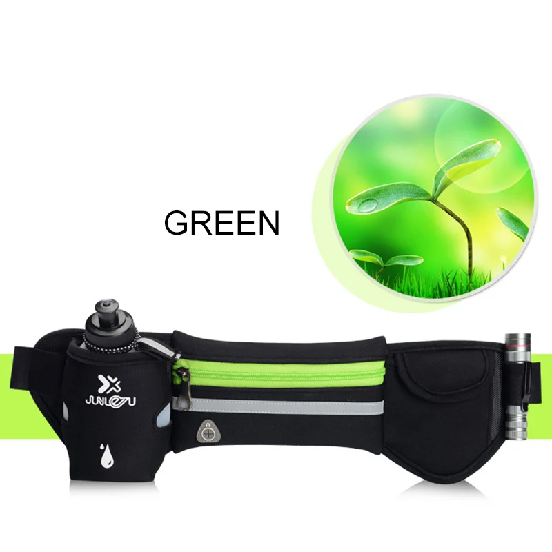 Green Сумка для бега, Беговая, марафонская, на открытом воздухе, Спортивная, многофункциональная, спортивная сумка, сумка для мобильного телефона, портативный чайник - Цвет: Green