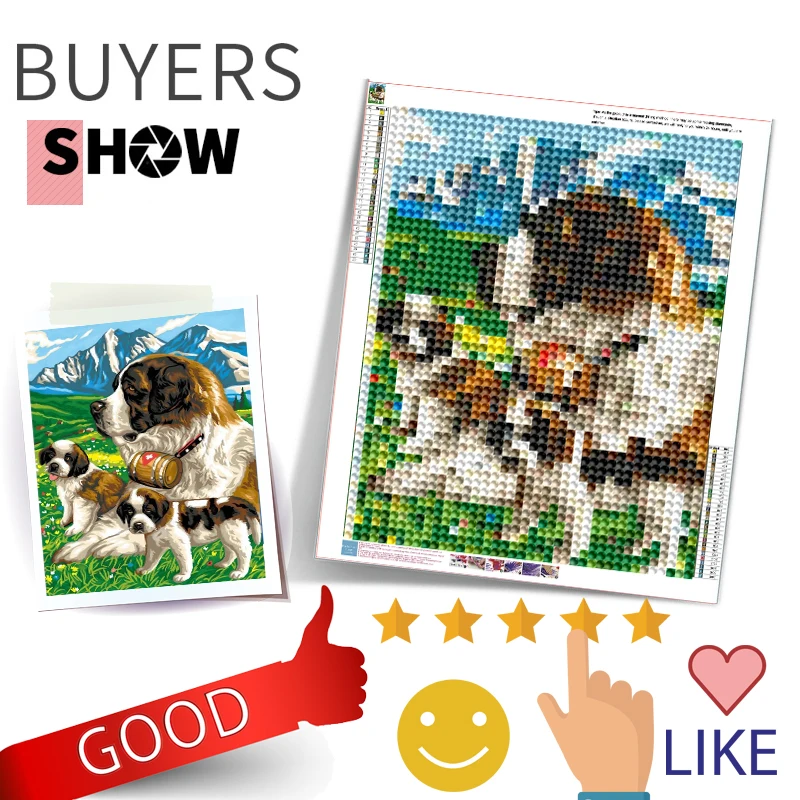 Картина с животными Love.Thank Pet Dog алмазная живопись 5D Новые поступления вышивка