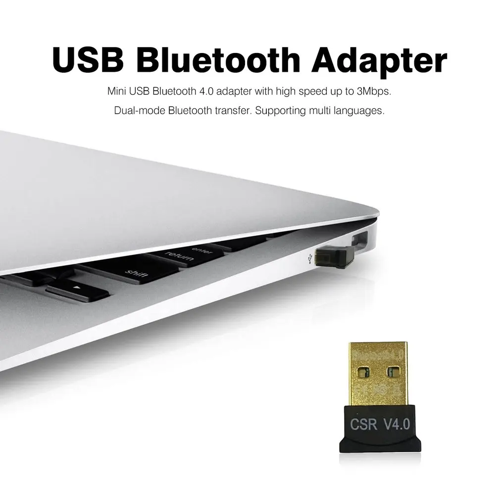 Мини USB Bluetooth адаптер CSR Двойной режим беспроводной V4.0 донгл передатчик для Windows 7 8