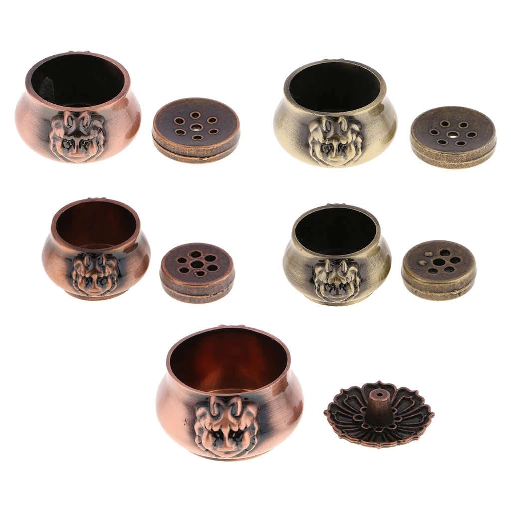 Держатель для благовоний из китайского медного сплава дизайн Льва