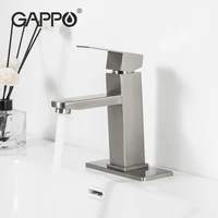 gappo bathroom bathtub faucet nickel plated brass basin faucet cold and hot water mixer washbasin taps single handle tap crane