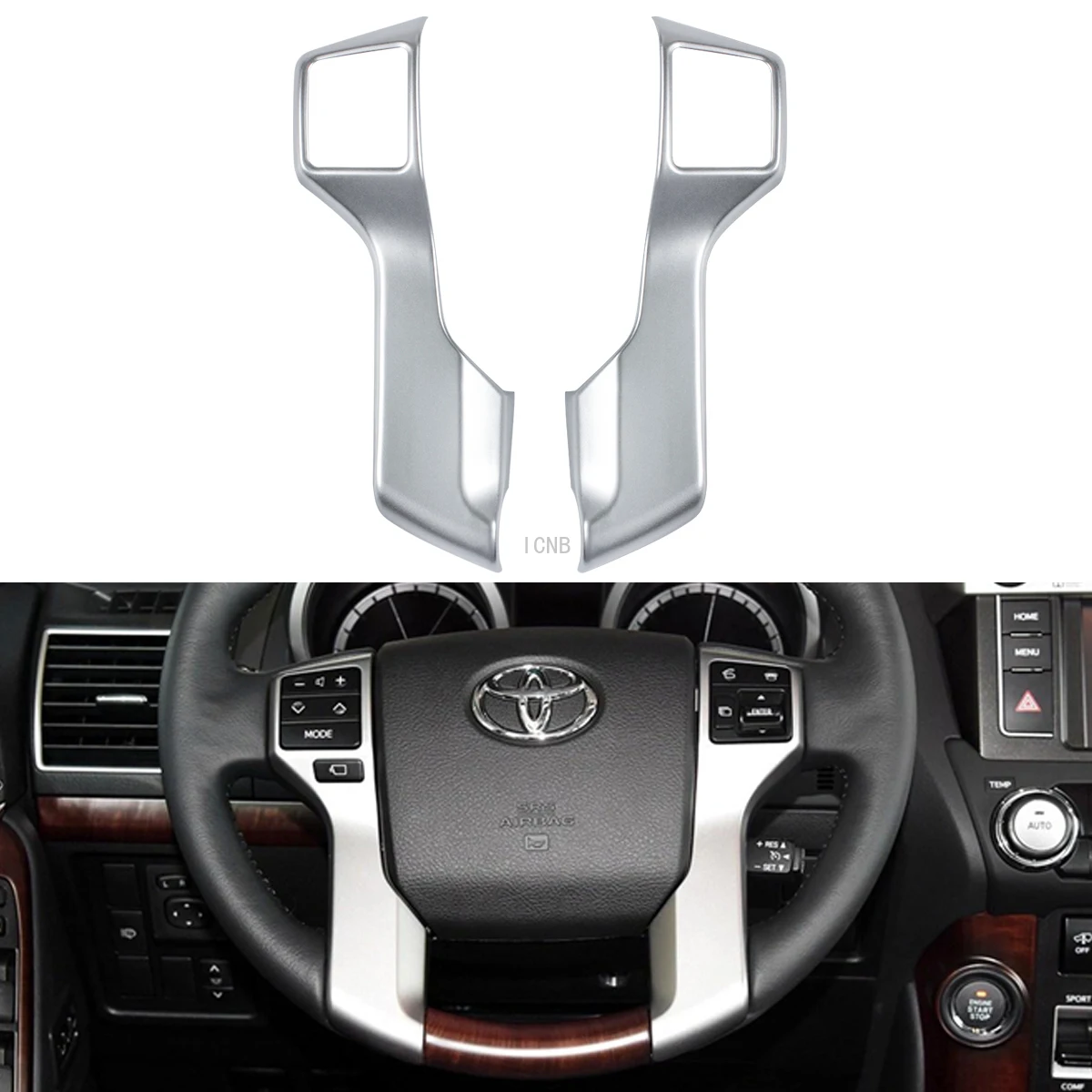 Кнопки на руль украшение для рамки Toyota Land Cruiser Prado 150 2010 2011 2012 2013 2014 2015 2016