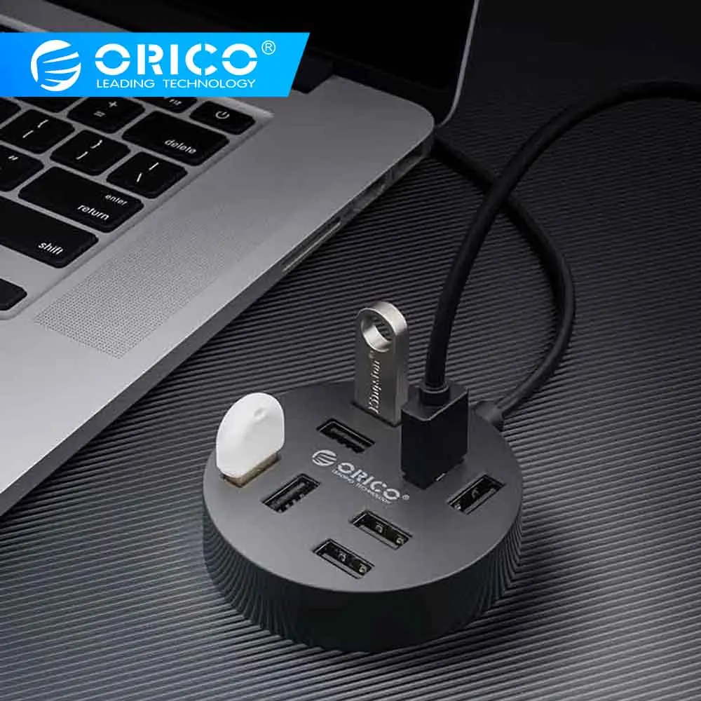 ORICO Мульти 8 портов USB 2 0 концентратор Высокоскоростной мини сплиттер адаптер с
