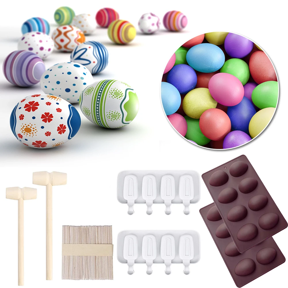 

Non-Stick Cute Mold Decoration Tools Silicone Easter Egg Shaped Chocolate Molds DIY Cake Mould Kitchen Tools
