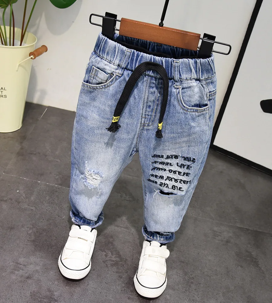 Baby Boys Spring Autumn Clothes Cotton Clothing Set For Kids Jackets +Hooded +Jeans 3pcs Fashion Children Sports Suit 2-6Y |