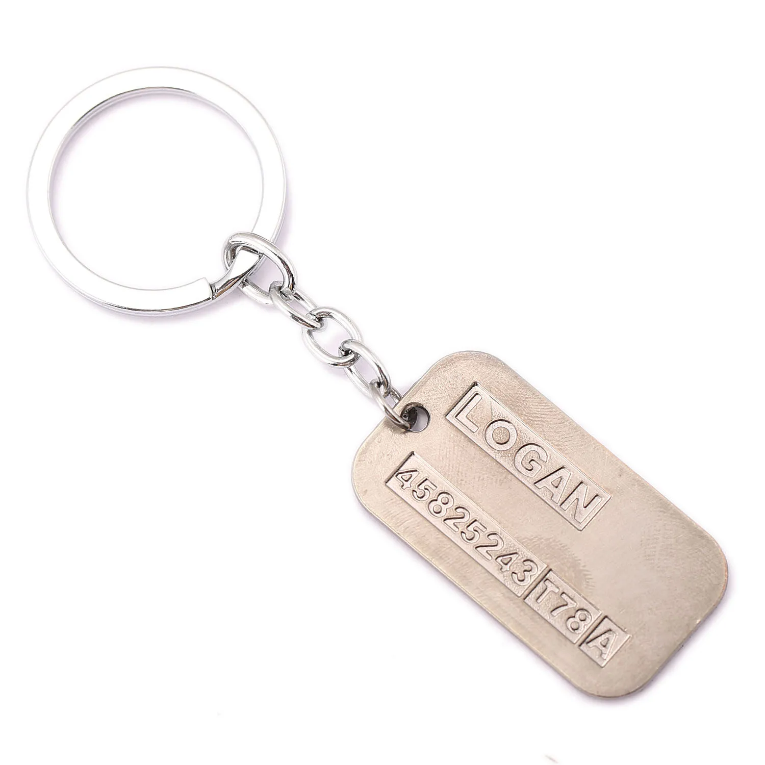 Marvel Мстители Логан Росомаха собака бирки Мультфильм фигурки брелок подвесные