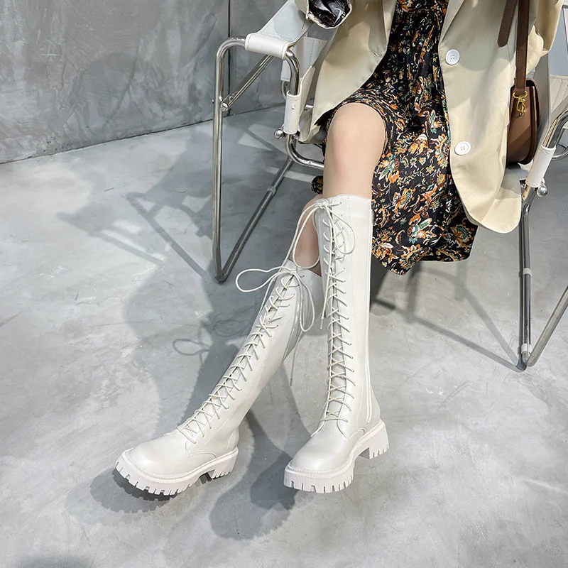 

Women Boots Boots Thick Soled High Boots Boots 2021 Autumn Winter New Cortex High Boots High Boots Winter Boots Women