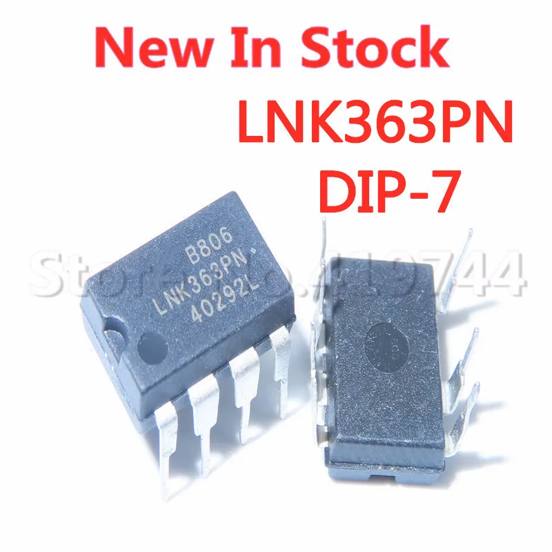 5 шт./лот 100% качество LNK363PN LNK363 LNK363P DIP 7 светодиодный индикатор питания драйвера чип