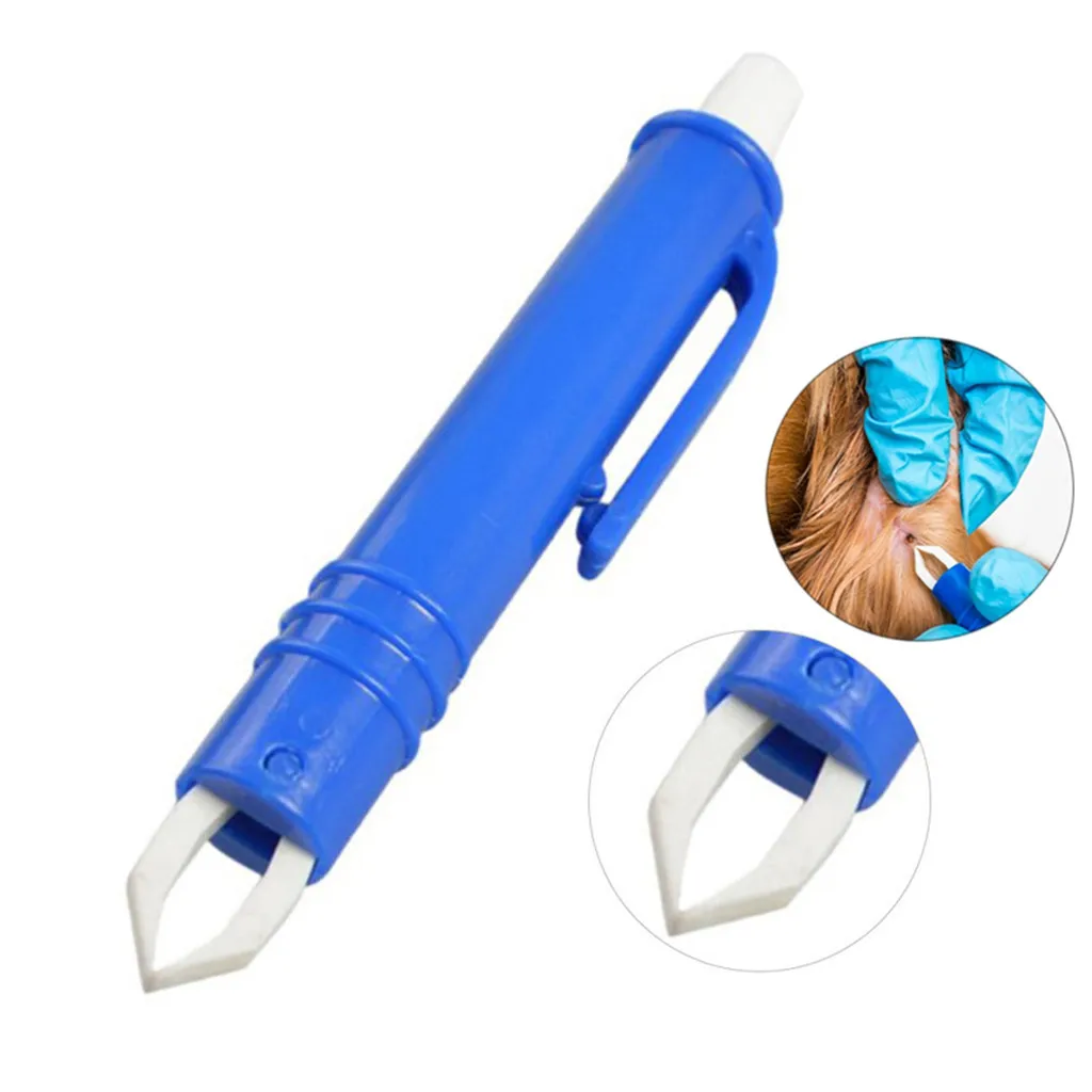 Пинцет #40 для удаления клещей у собак и флис средство инструмент кроличьих блох