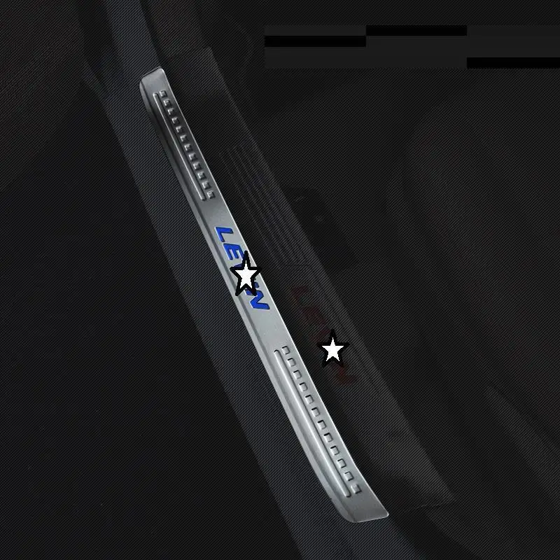 Панели для ножной педали дверь внешняя Модифицированная Авто хромированная