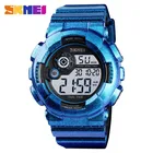 Часы наручные SKMEI мужские с градиентом, крутые модные светодиодные цифровые водонепроницаемые спортивные, с переходом цвета хамелеон, 1583