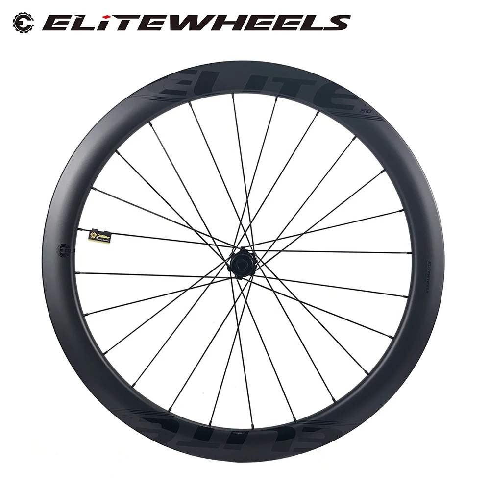 

ELITEWHEELS Low Resistance Road Disc Carbon Wheelset Ultralight RD16 Center Lock Hub Sapim Cx Ray Spoke Cyclocross Cycling Wheel