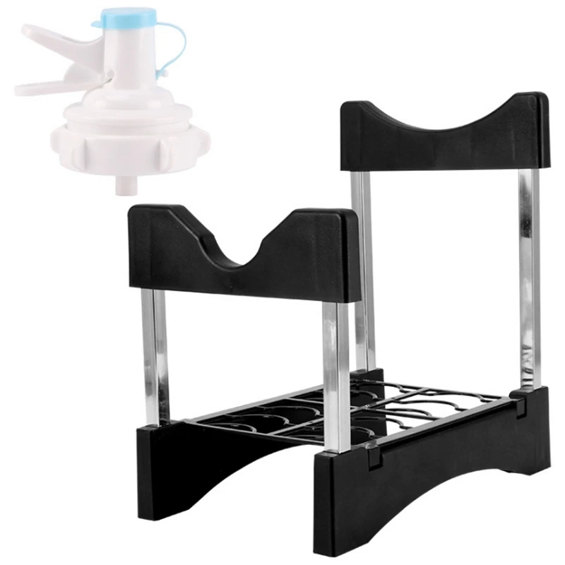 Подставка для дозатора воды включает в себя дозатор колпачок клапана