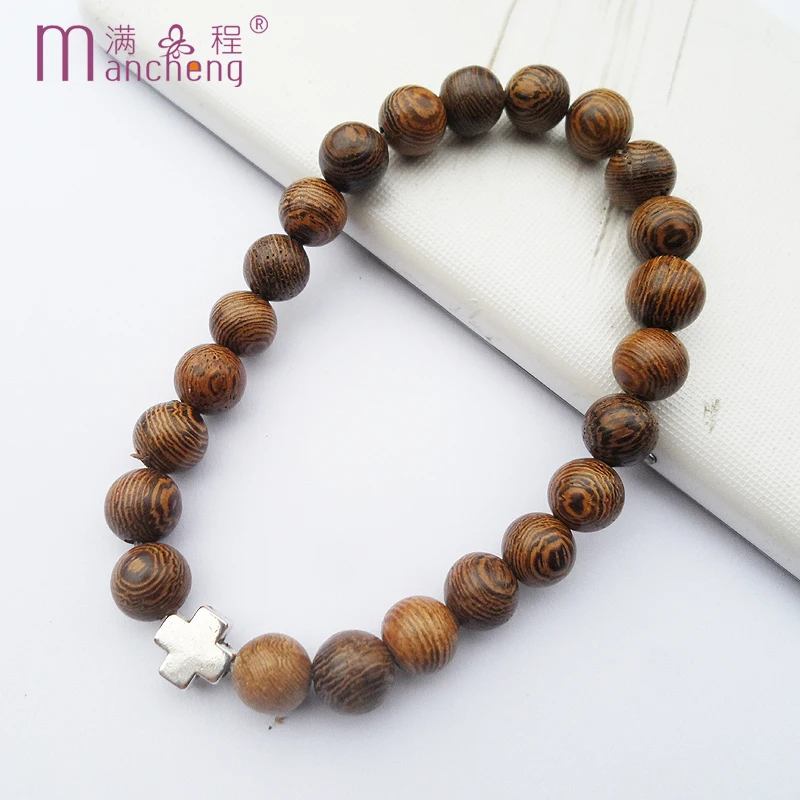 Натуральный Millettia лаурентии венге бусы католические с изображением девы Марии и