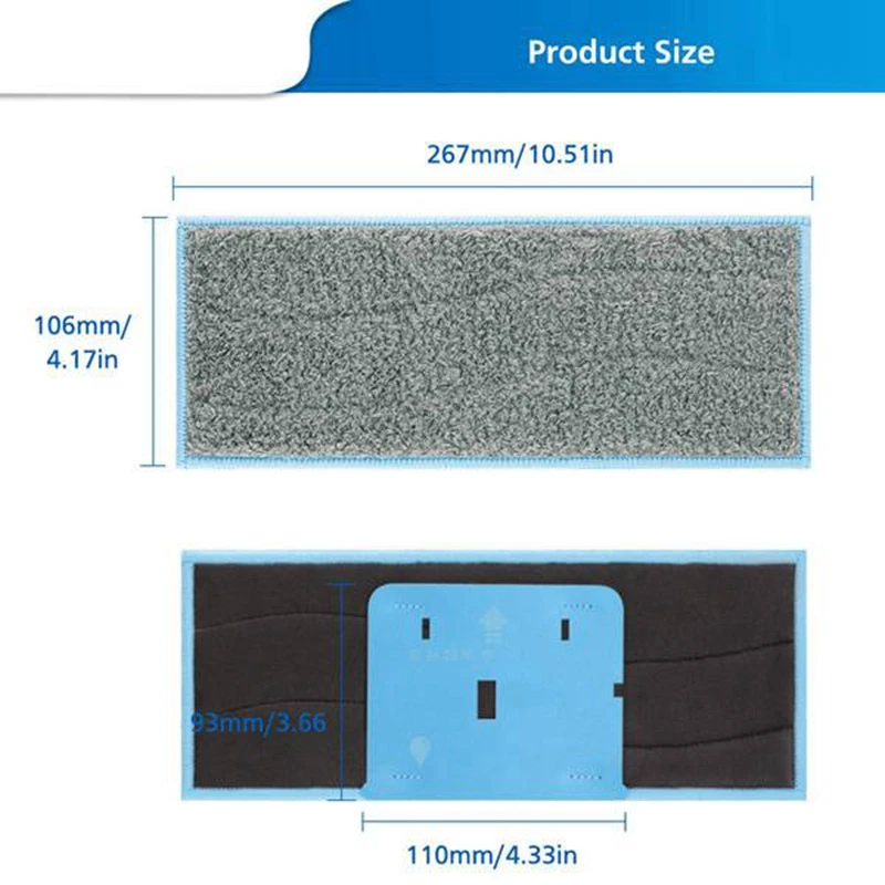 

6PCS Cleaning Cloth Accessories for IRobot Braava Jet M6 Robot Mop Vacuum Cleaner Cleaning Cloth IRobot