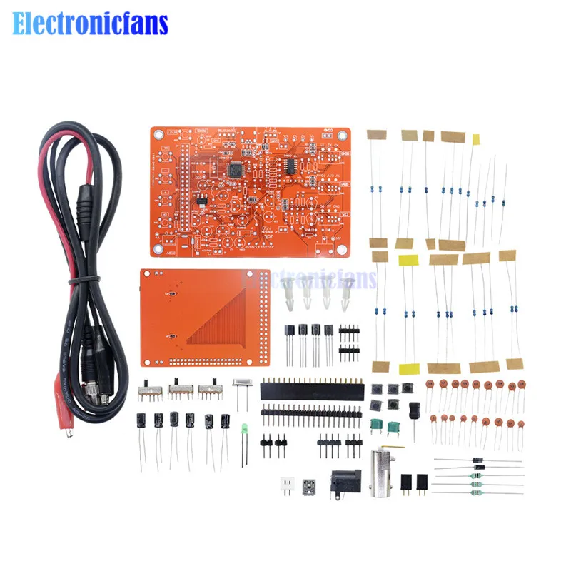 Цифровой осциллограф DIY Kit 2," tft diy части для осциллографа делая Электронный диагностический инструмент Обучающий набор