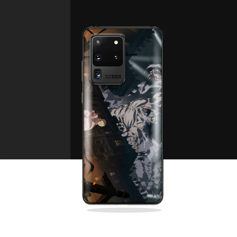 

Attack On Titan Anime Phone Case For Samsung Galaxy S21 S20 Lite Plus Ultra S10E S10 S9 S8 TPU Silicone Back Cover Soft Coque