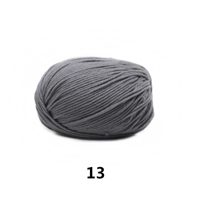 13 10pcs 10 шт. ПРЯЖА ДЛЯ ВЯЗАНИЯ Штраф Камвольной Хлопковой нити, Пряжа Смесовая Строки Ручного Вязания Пряжи для Свитера Шарф 500 г - Цвет: 13 10pcs