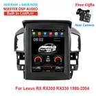 Tesla стиль Android 10,0 автомобильное радио для Lexus RX RX300 RX330 RX350 1998-2004 автомобильный DVD плеер Авто GPS навигация Wifi 4G