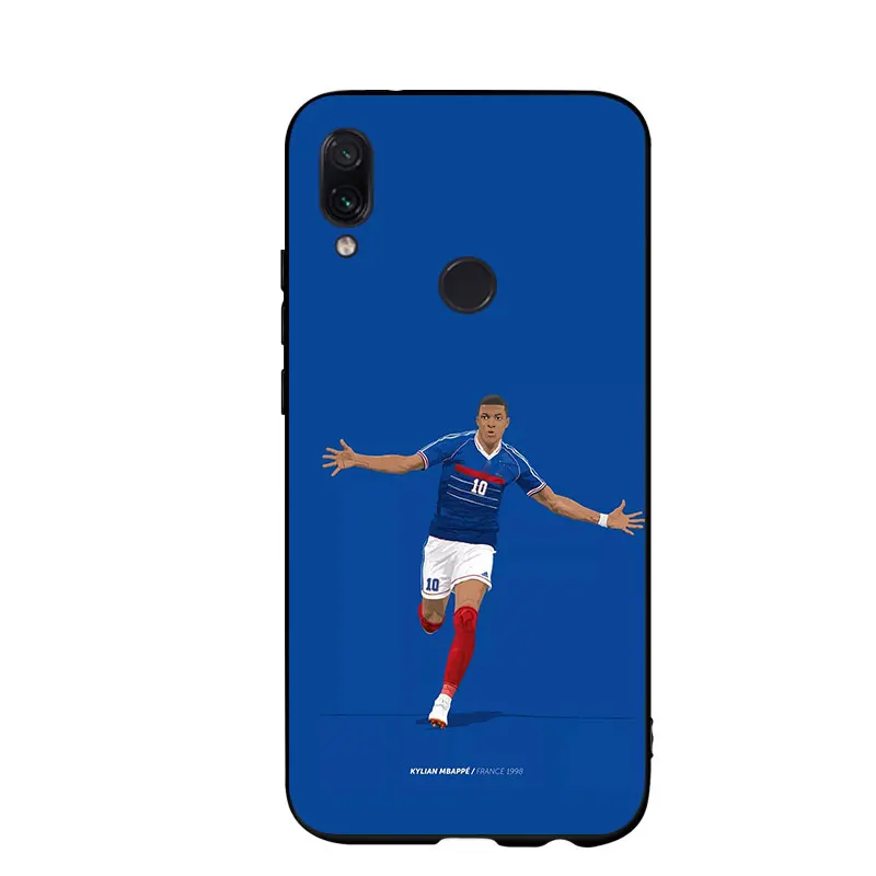 RKQ Футбольная звезда Mbappe Джерси мягкий чехол для телефона Xiaomi Redmi A1 A2 4X 5A 5 Plus 8 9 lite