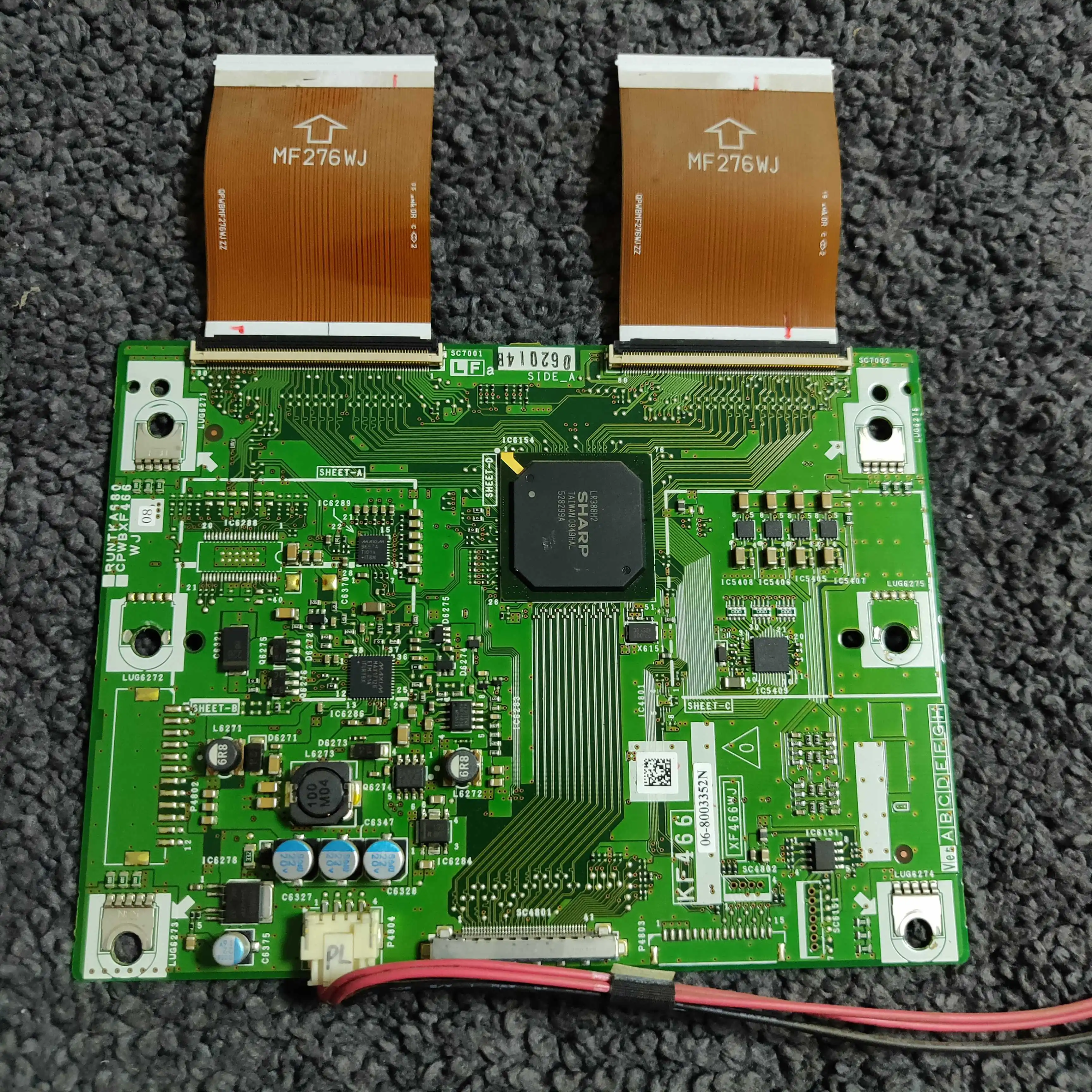 

For Sharp LCD-40GE220A logic board QPWBXF466WJZZ RUNTKA680 KF466
