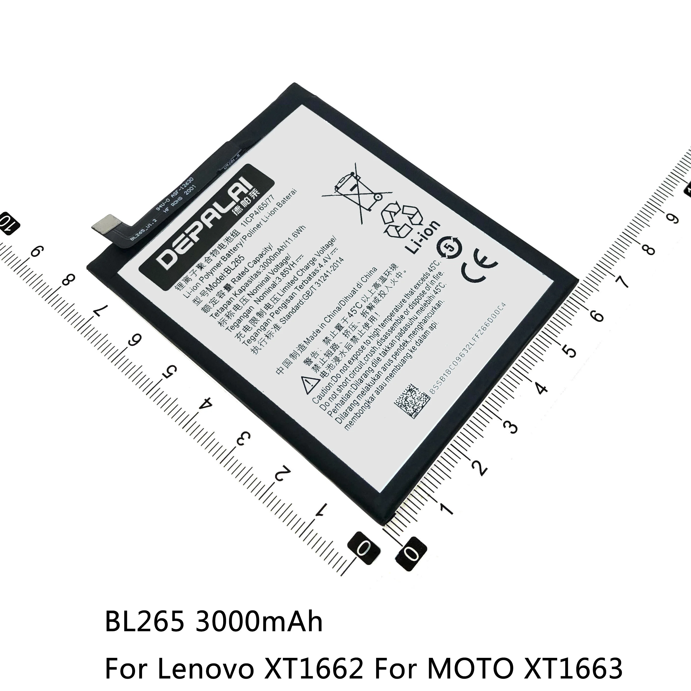 Аккумулятор для Lenovo VibeP2 P2a42 P2a40 P2c72 ZUK Z2 pro K6 G G5 Plus A5 L18011 XT1662 MOTO XT1663 | Мобильные