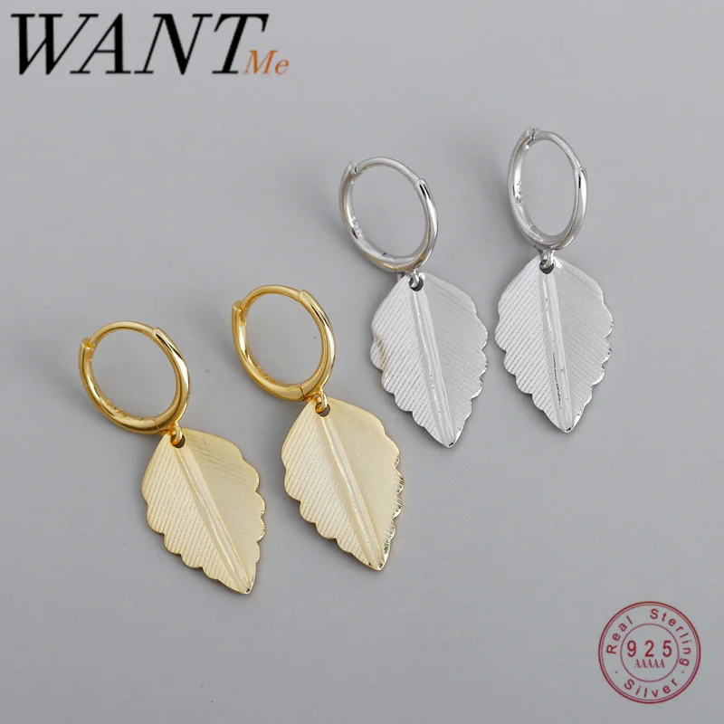 Женские богемные серьги гвоздики WANTME из 100% стерлингового серебра 925 пробы