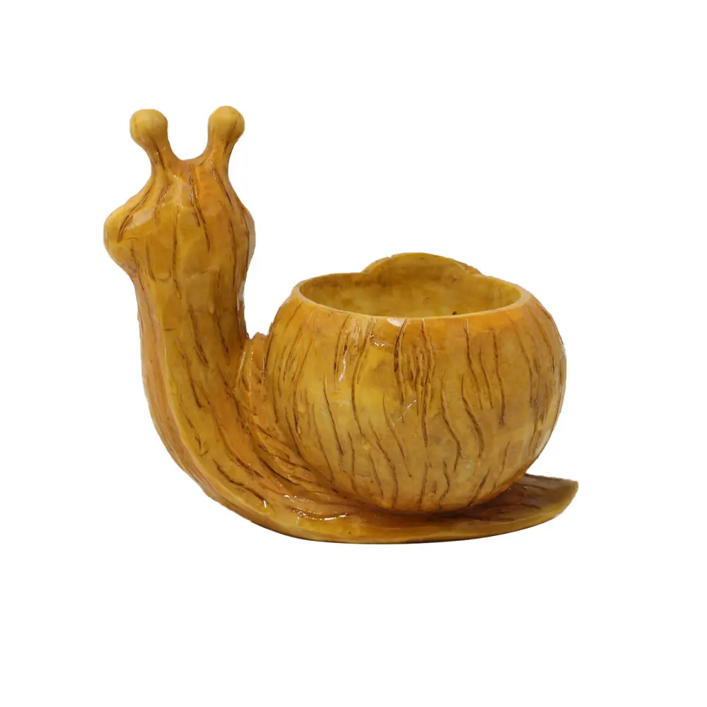 

Handicraft Decorations Ornaments Snail Shape Flower Pots Outdoor Indoor Office Home Table Centerpiece Resin Cartoon Flowerpot