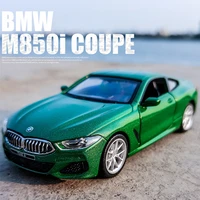 new hot 135 diecast alloy car model bmw m850i gran coupe miniature metal pull back vehicles decoration gifts for children toys