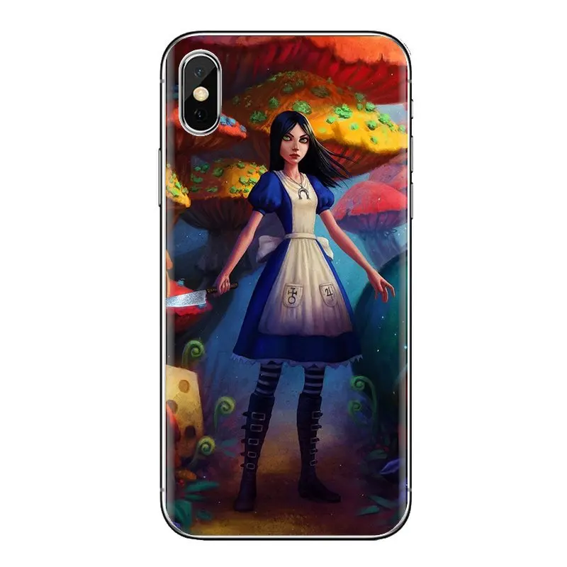 Аниме Alice Madness Returns для девочек Xiao mi 4 5 5s 6 A1 A2 5X6X8 9 Lite SE Pro Max Mix 2 3 2S силиконовый чехол