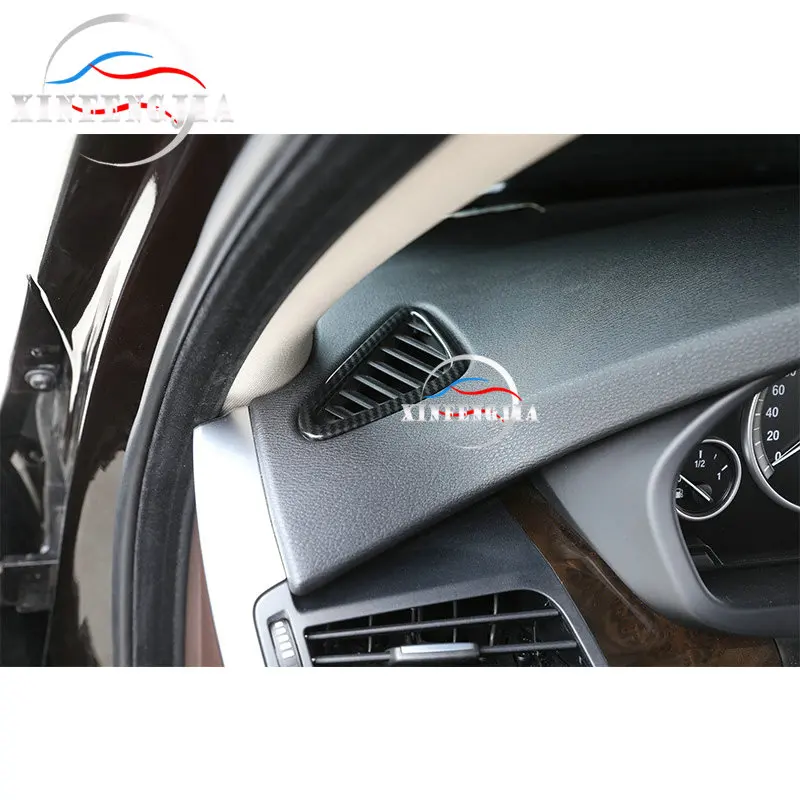 

For BMW X5 X6 F15 F16 14-18 Carbon Fiber Color Center Upper Air Vent Outlet Frame Cover Trim