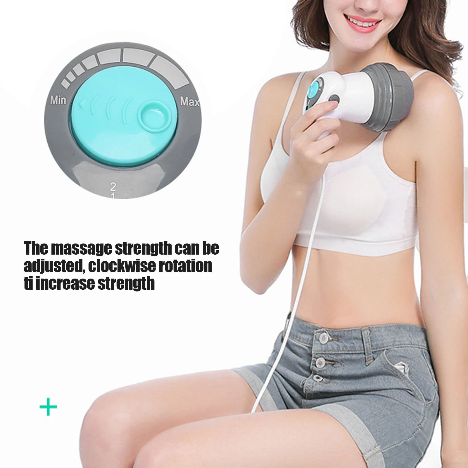 Электрическая Вибрирующая Массажная машина для похудения тела снижение жира на