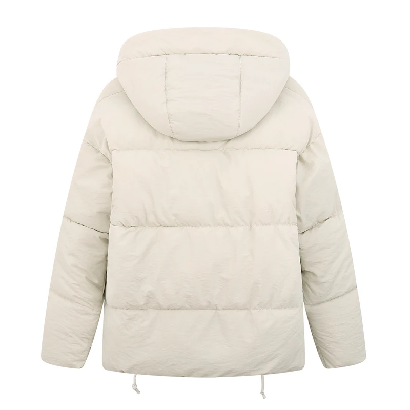 2020 Харадзюку зимняя куртка женская мода пуховик Короткая парка с капюшоном