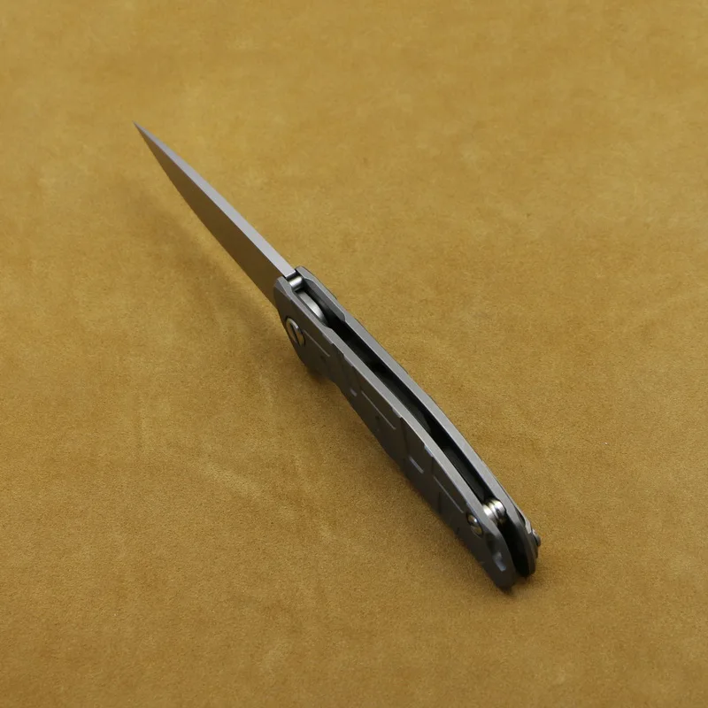 Складной нож GREEN THORN T образный F95 Flipper лезвие D2 титановая рукоятка подшипник