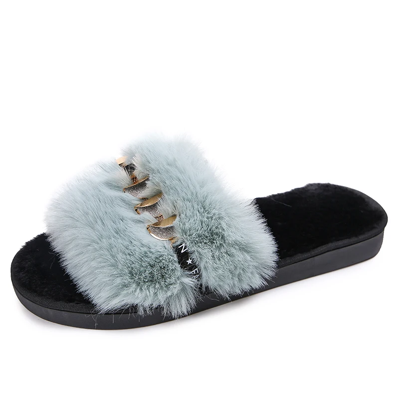 MoneRffi/женские домашние пушистые тапочки женские милые плюшевые вечерние меховые