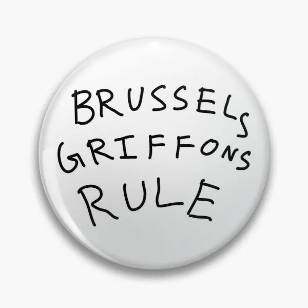 

Mint Brussels Griffons Rule enj Soft Enamel Pin Clothes Hat Cartoon Fashion Badge Collar Cute Brooch Metal Decor Funny Lover